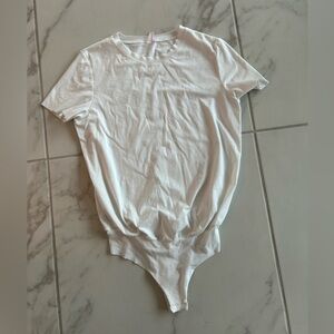 Commando White Short-Sleeve Bodysuit